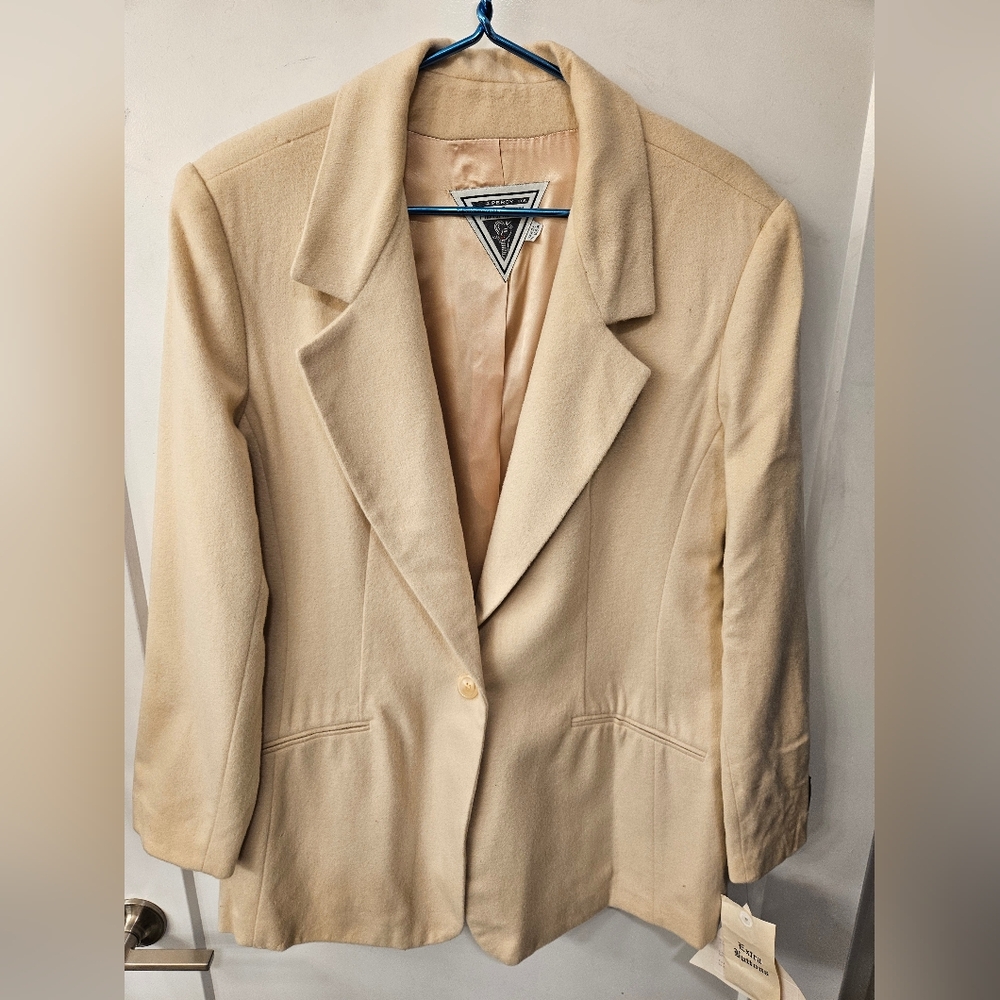 NWT - Cashmere J Percy for Marvin Richards Yellow Blazer - Size 16 - M